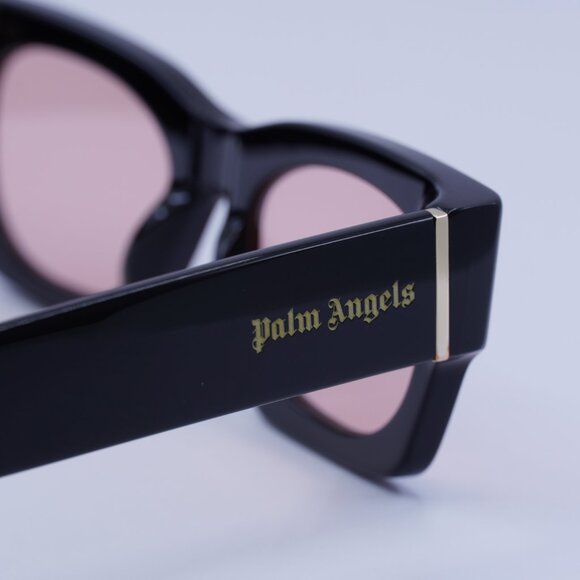 Palm Angels PERI089 BODIE 1021 Sunglasses Black Square Frame, Cameo Lenses - Picture 7 of 8